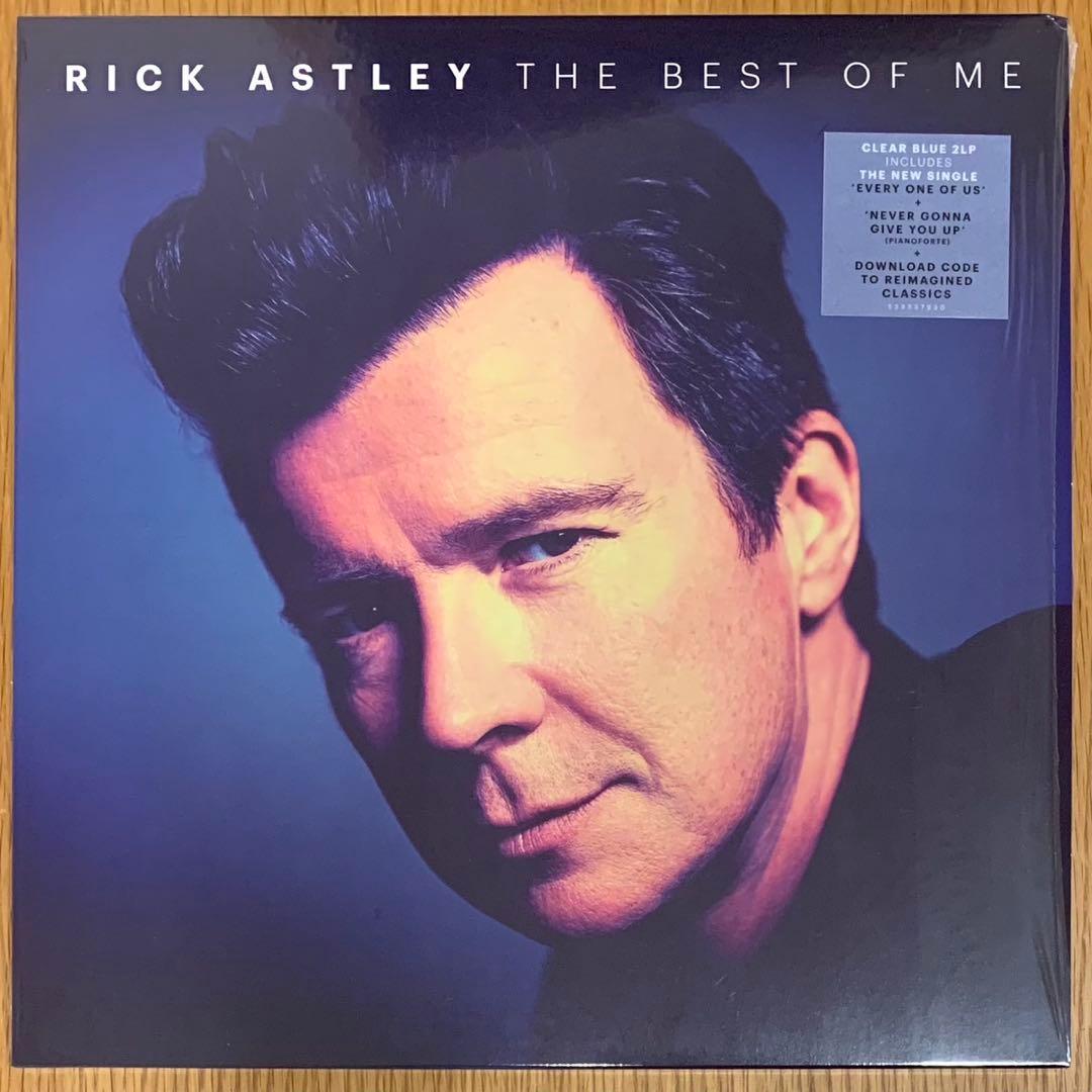 Rick Astley - The Best Of Me 2LP Clear Blue Vinyl Greatest Hits Compilation