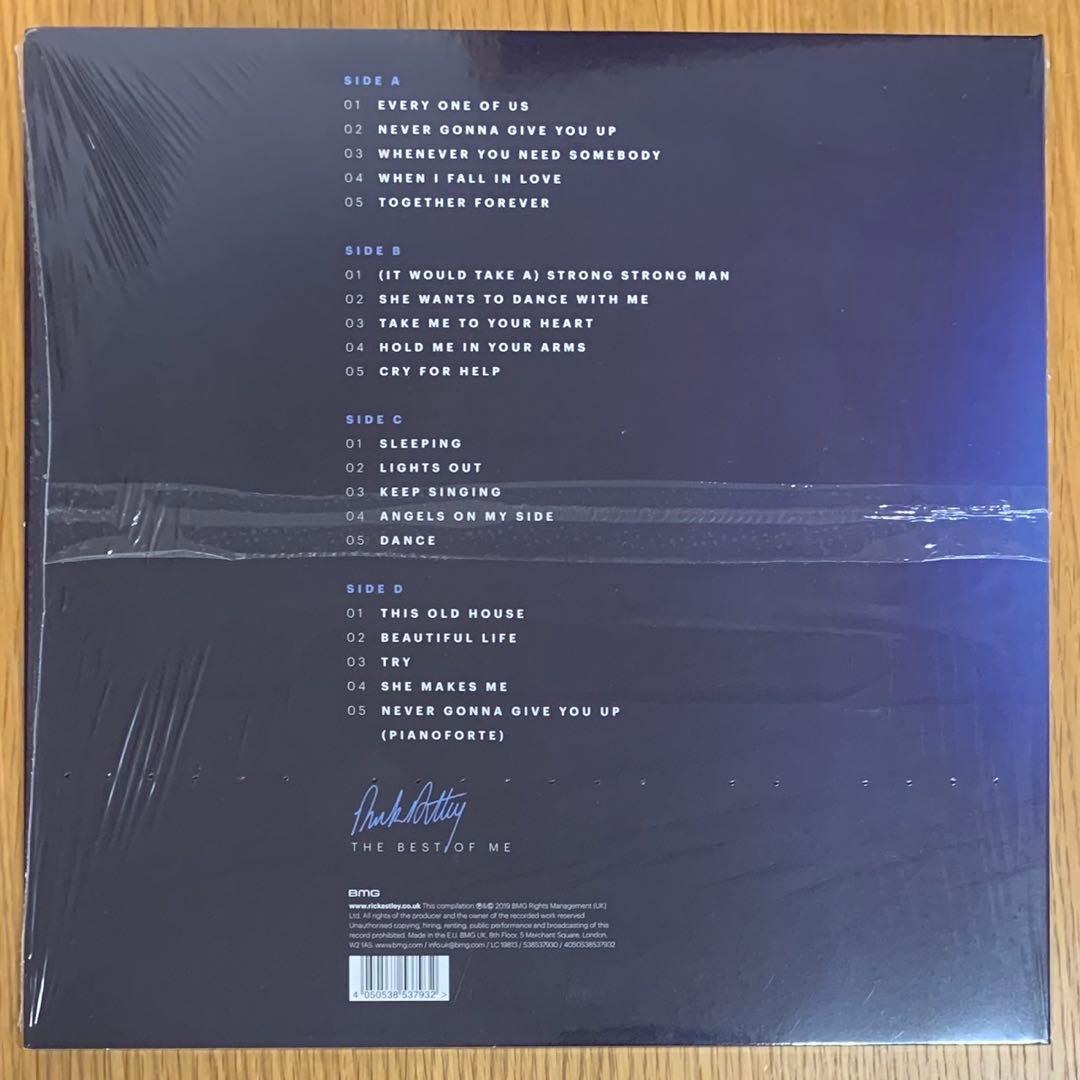 Rick Astley - The Best Of Me 2LP Clear Blue Vinyl Greatest Hits Compilation
