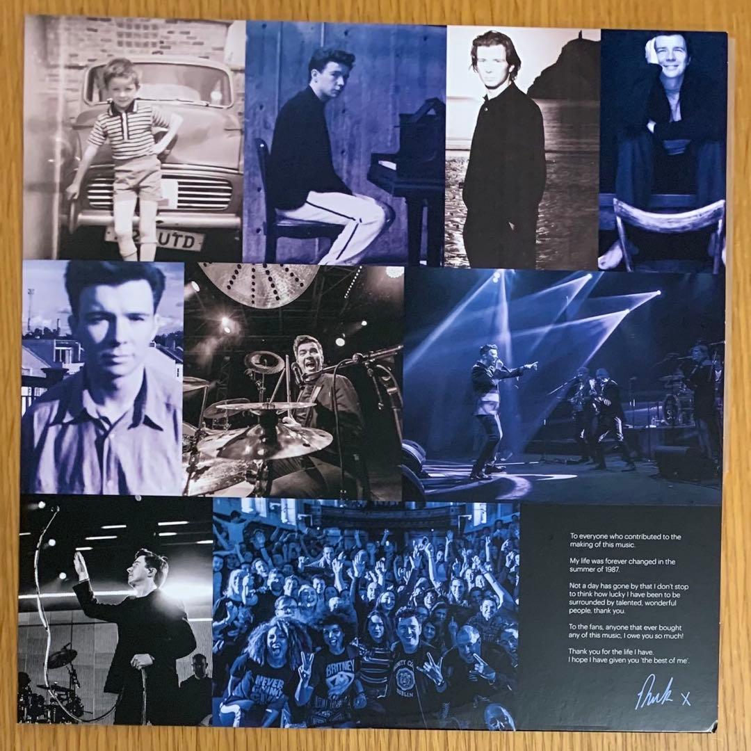 Rick Astley - The Best Of Me 2LP Clear Blue Vinyl Greatest Hits Compilation