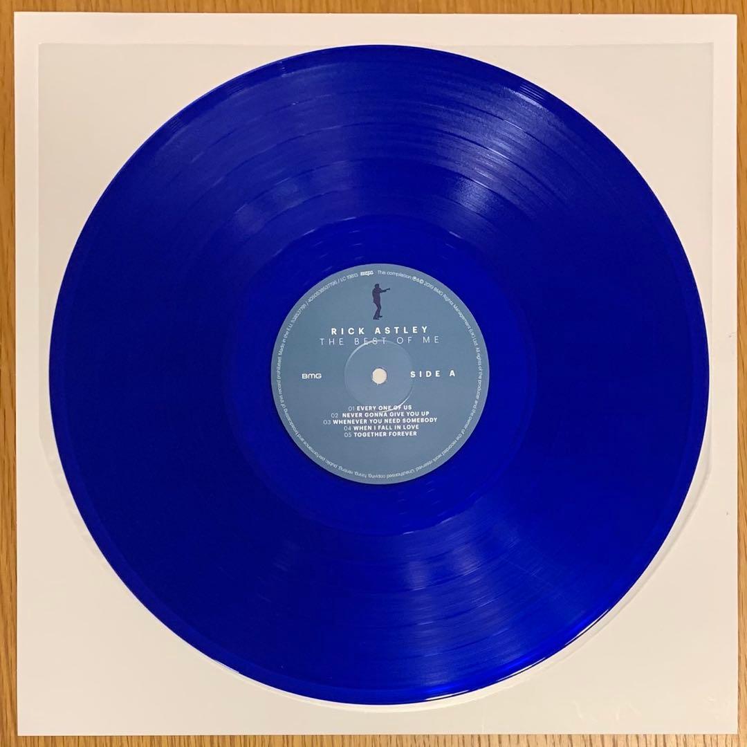 Rick Astley - The Best Of Me 2LP Clear Blue Vinyl Greatest Hits Compilation