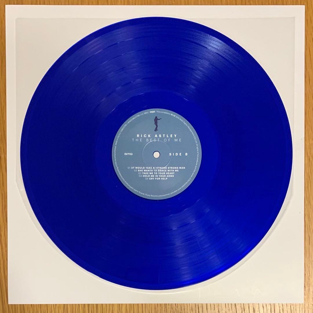 Rick Astley - The Best Of Me 2LP Clear Blue Vinyl Greatest Hits Compilation