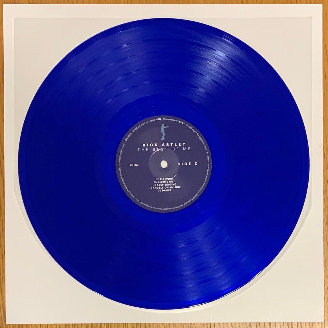 Rick Astley - The Best Of Me 2LP Clear Blue Vinyl Greatest Hits Compilation