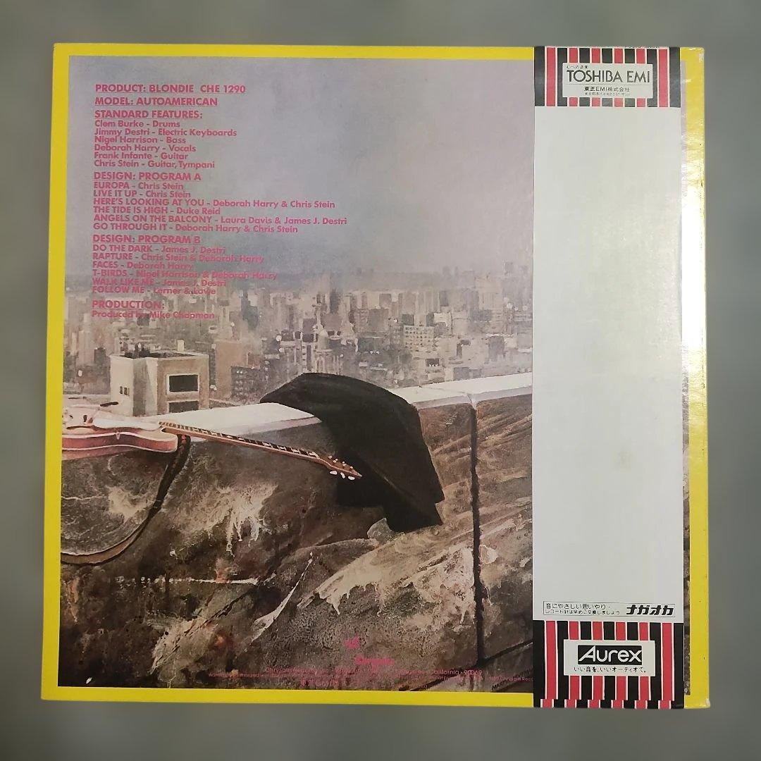 Blondie Autoamerican LP Vinyl Japan WWS-91004 Original 1980 Issue