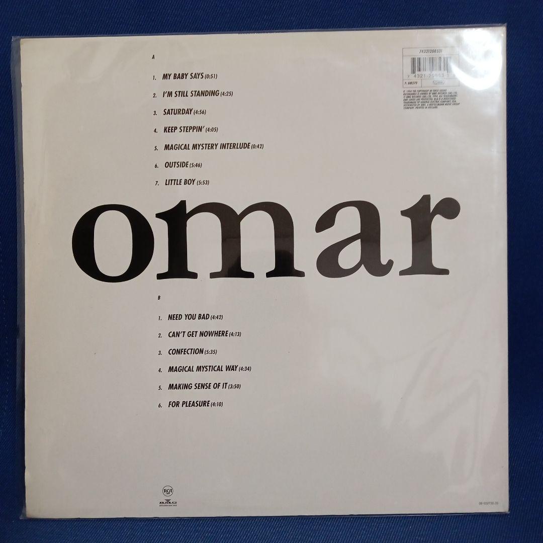Omar - For Pleasure Vinyl LP UK Neo Soul Classic 1994 BMG Holland Pressing