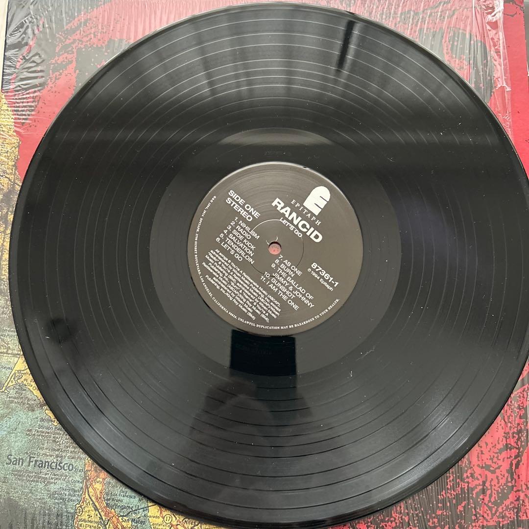 Rancid Let's Go Vinyl Record Black Used Condition Punk Rock 1994 | Japansoundstore