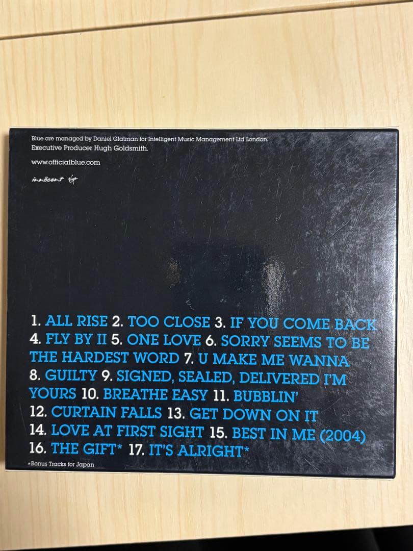 Blue - Best of Blue CD Japan Press 17 Tracks Includes Exclusive Bonus Tracks