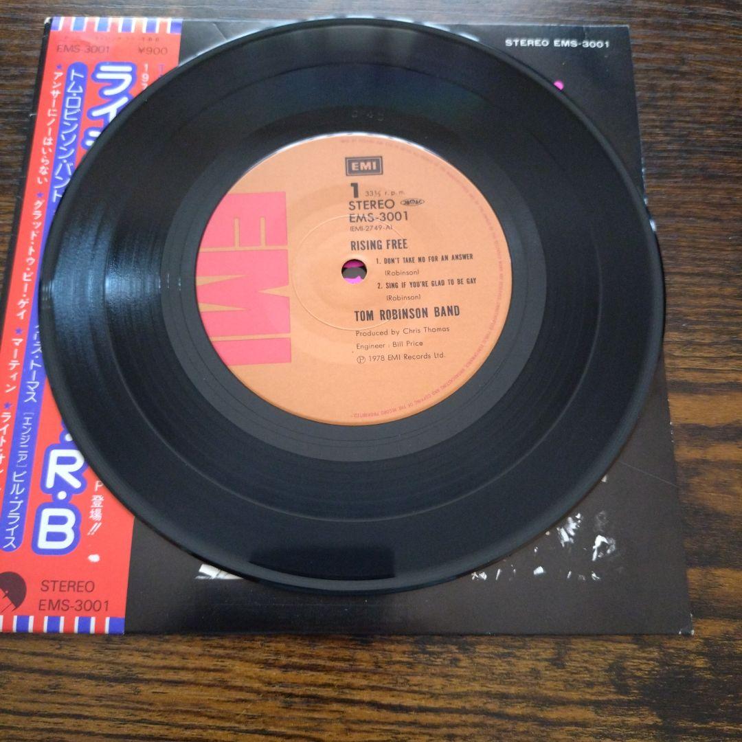 Tom Robinson Band - Rising Free EP 1978 Japan Vinyl 7-inch Mini-LP Obi