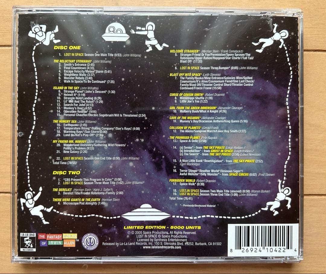 Lost in Space 40th Anniversary Soundtrack CD John Williams Limited Ed | Japansoundstore