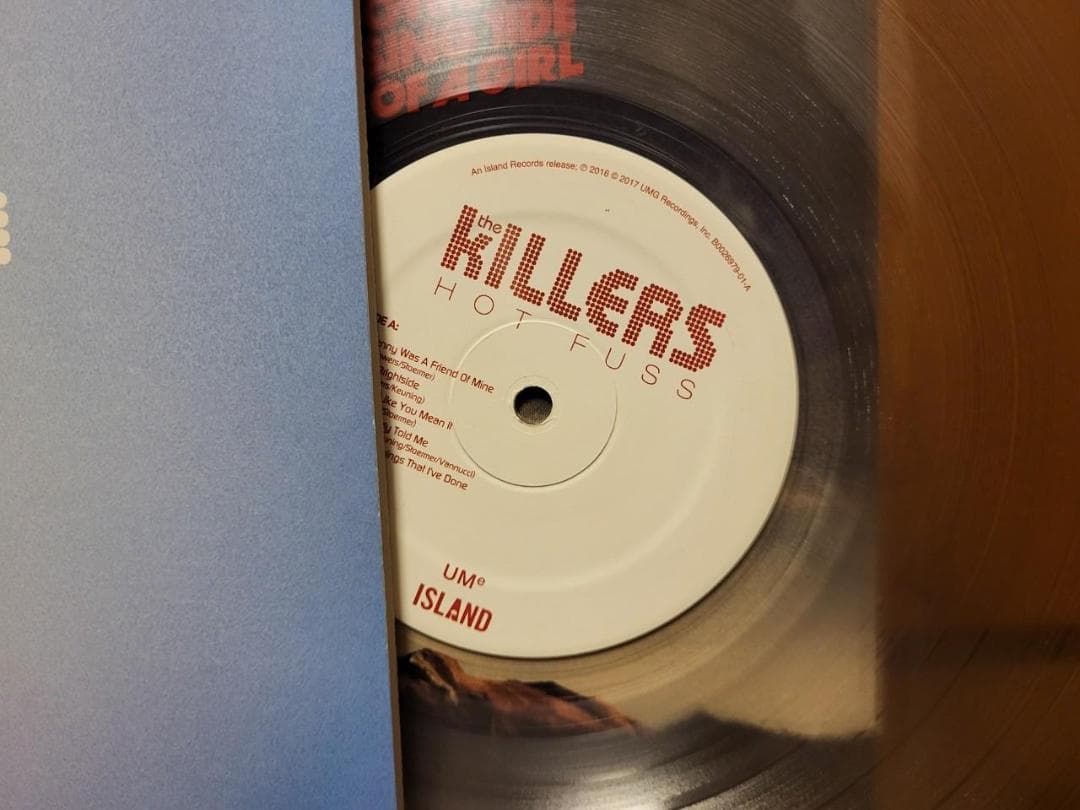 The Killers - Hot Fuss Vinyl LP Clear Record Import