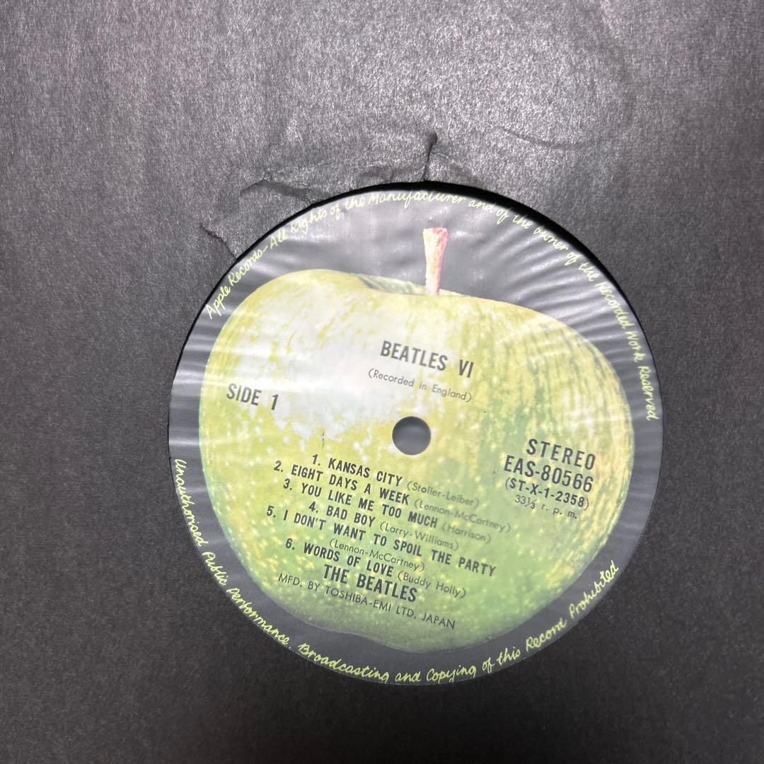 The Beatles - Beatles VI LP Japan Apple EAS-80566 w/ Obi Rock Classic Vinyl