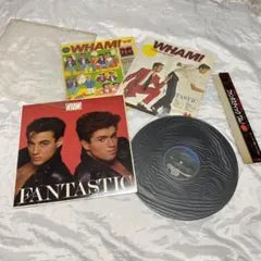 Wham! Fantastic LP Vinyl Japan Pressing with Obi Strip & Magazine Insert