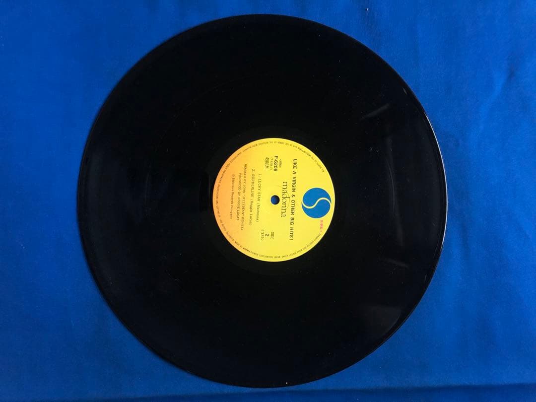 Madonna Like A Virgin Japan LP P-6206 Obi Included Club Mix Mini LP 1985