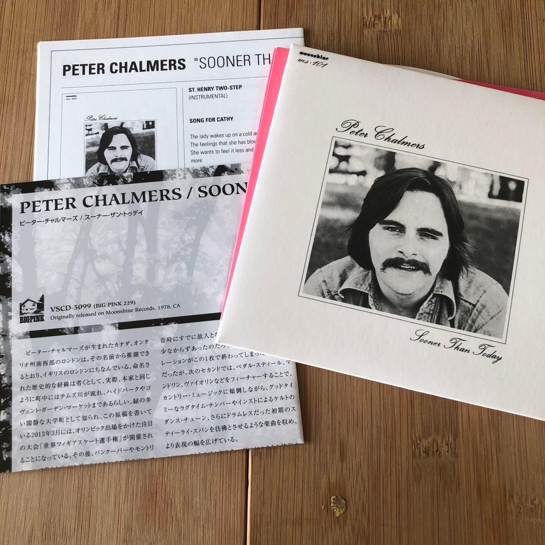 Peter Chalmers - Sooner Than Today CD Japan Mini LP Paper Sleeve 1978 Folk SSW