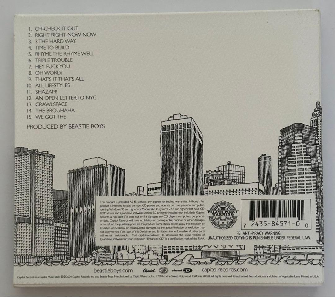 Beastie Boys - To the 5 Boroughs CD, 2004 US Press, Digipak