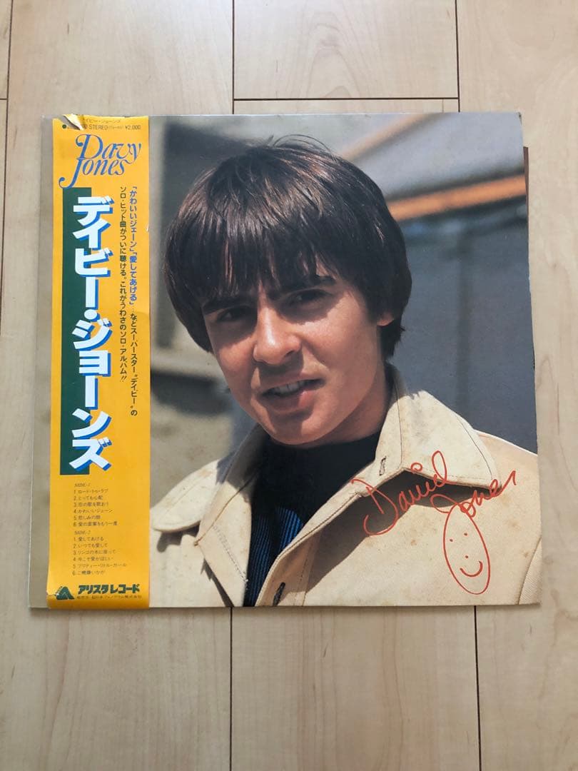 Davy Jones - Davy Jones LP Japan Pressing Vinyl Record with Obi Strip