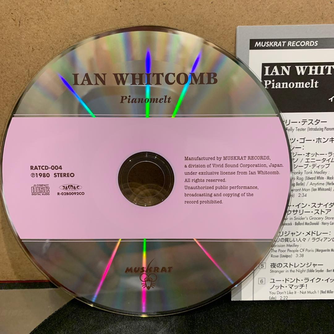 Ian Whitcomb - Pianomelt CD Japan Press with OBI Limited Edition 1980/2003