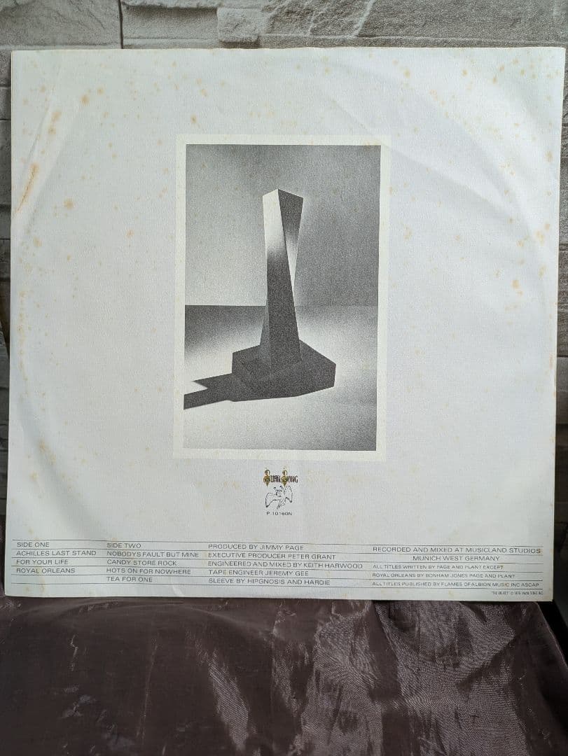 Led Zeppelin Presence LP Vinyl Record Japan Domestic Edition Rock Used | Japansoundstore