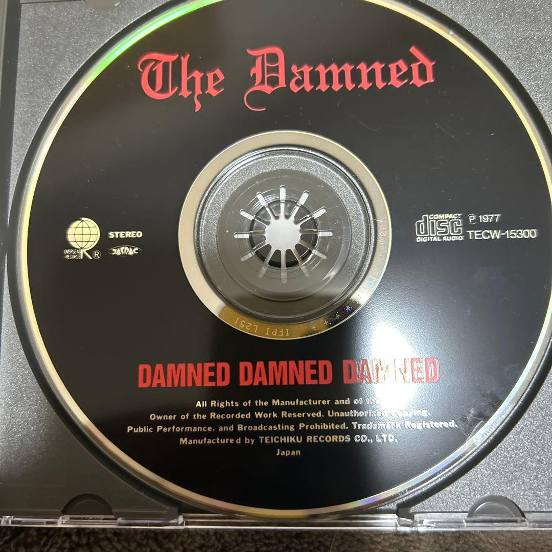 The Damned - Damned Damned Damned CD Japan Press with OBI 1996 Reissue