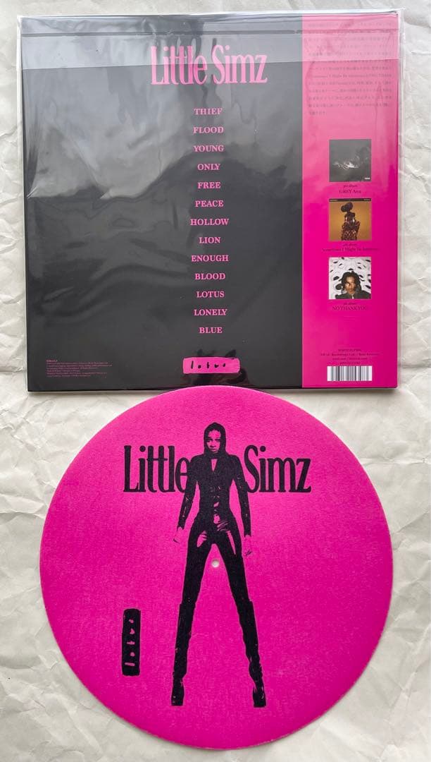 Little Simz Lotus 2LP Electric Pink Vinyl Japan Limited Slipmat