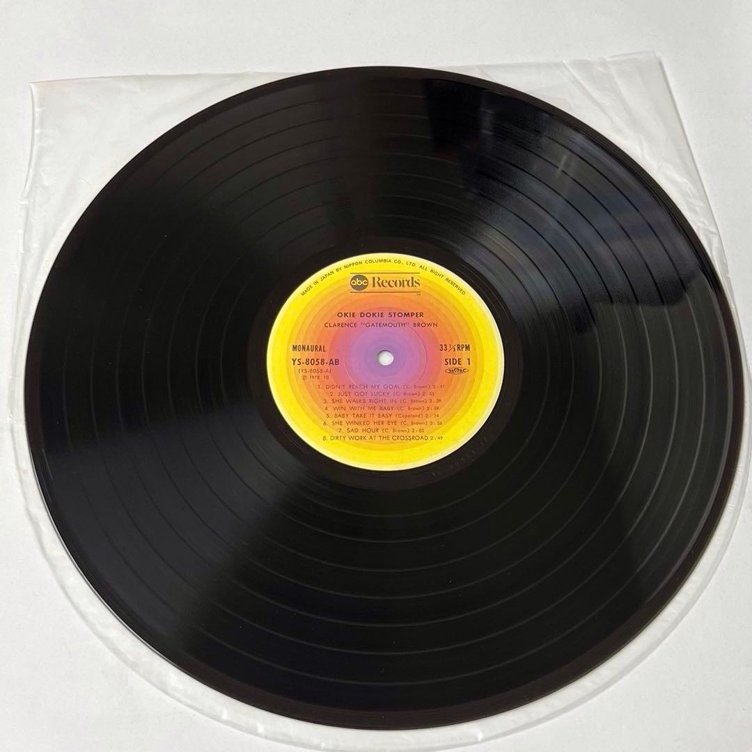 Clarence Gatemouth Brown Okie Dokie Stomper LP Japan Vinyl Obi Blues Collection