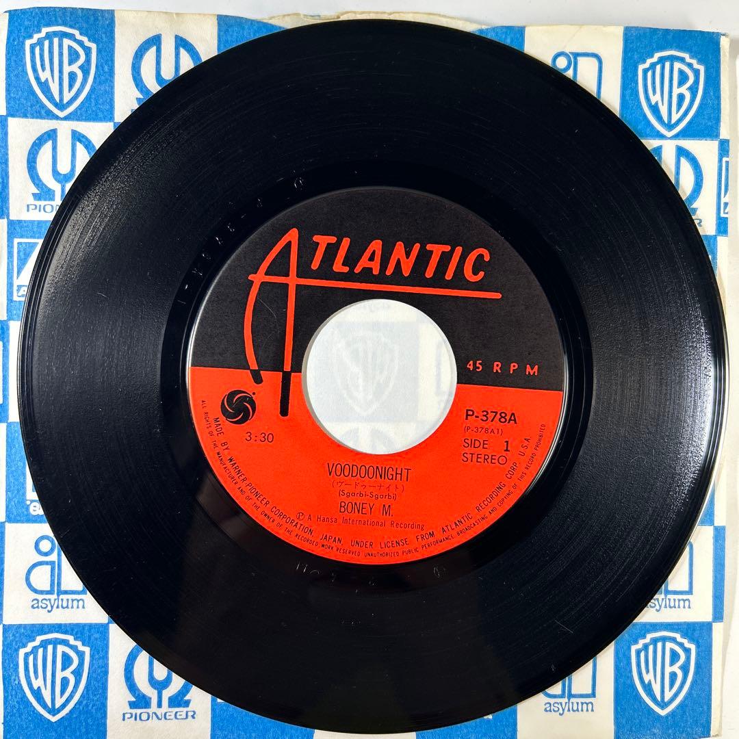 Boney M. - Voodoonight / Heart Of Gold 7" Japan Vinyl Single Atlantic P-378A