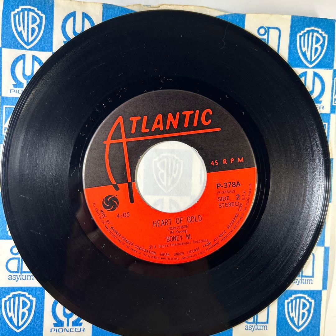 Boney M. - Voodoonight / Heart Of Gold 7" Japan Vinyl Single Atlantic P-378A