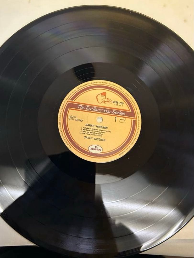 Sarah Vaughan with Clifford Brown EmArcy Jazz Vinyl LP Netherlands Pressing