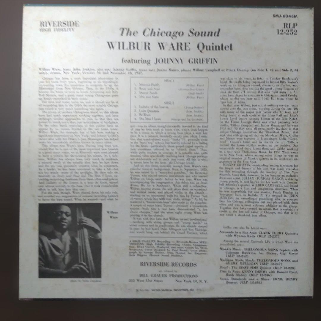 Wilbur Ware Quintet - The Chicago Sound LP Japan Jazz Milestone SMJ-6048M