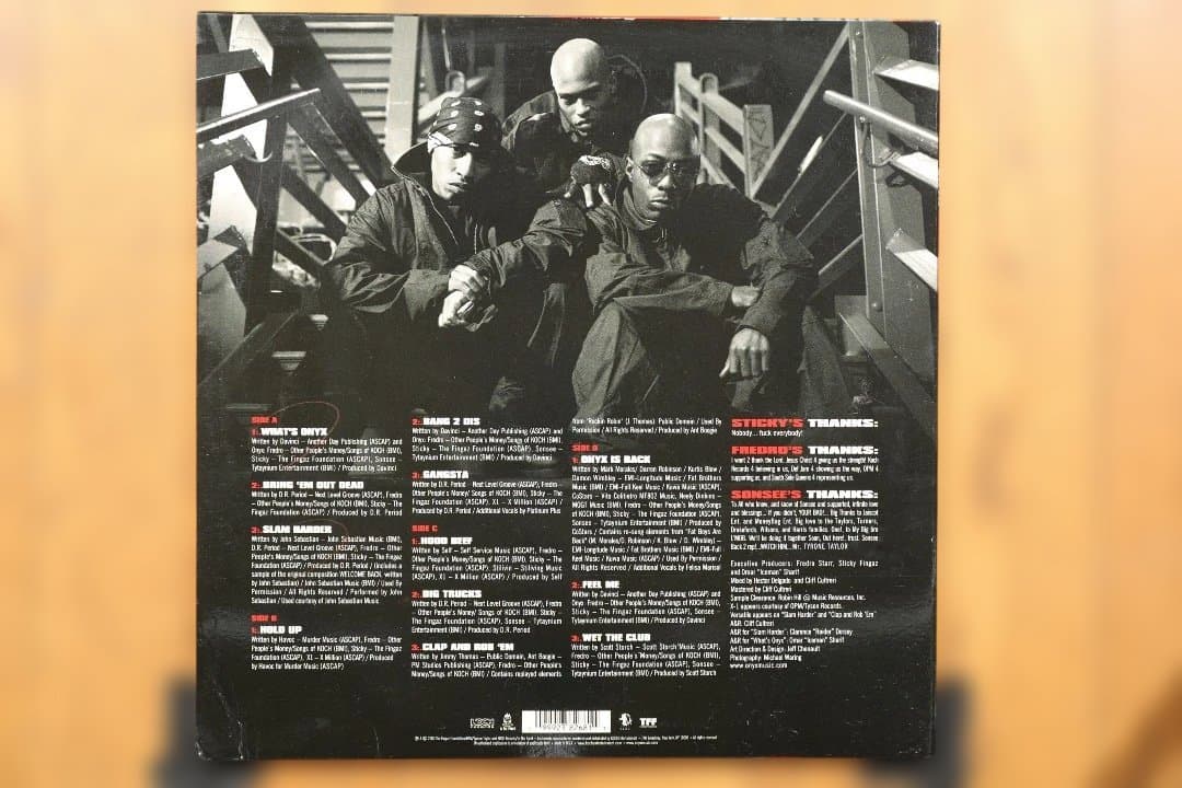 ONYX Bacdafucup Part II Vinyl 2LP Record Hip Hop