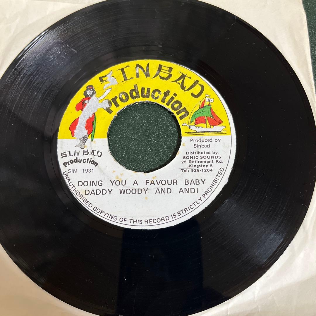 Daddy Woody & Andi - Doing You A Favour Baby 7" Vinyl Reggae Dancehall Jamaica