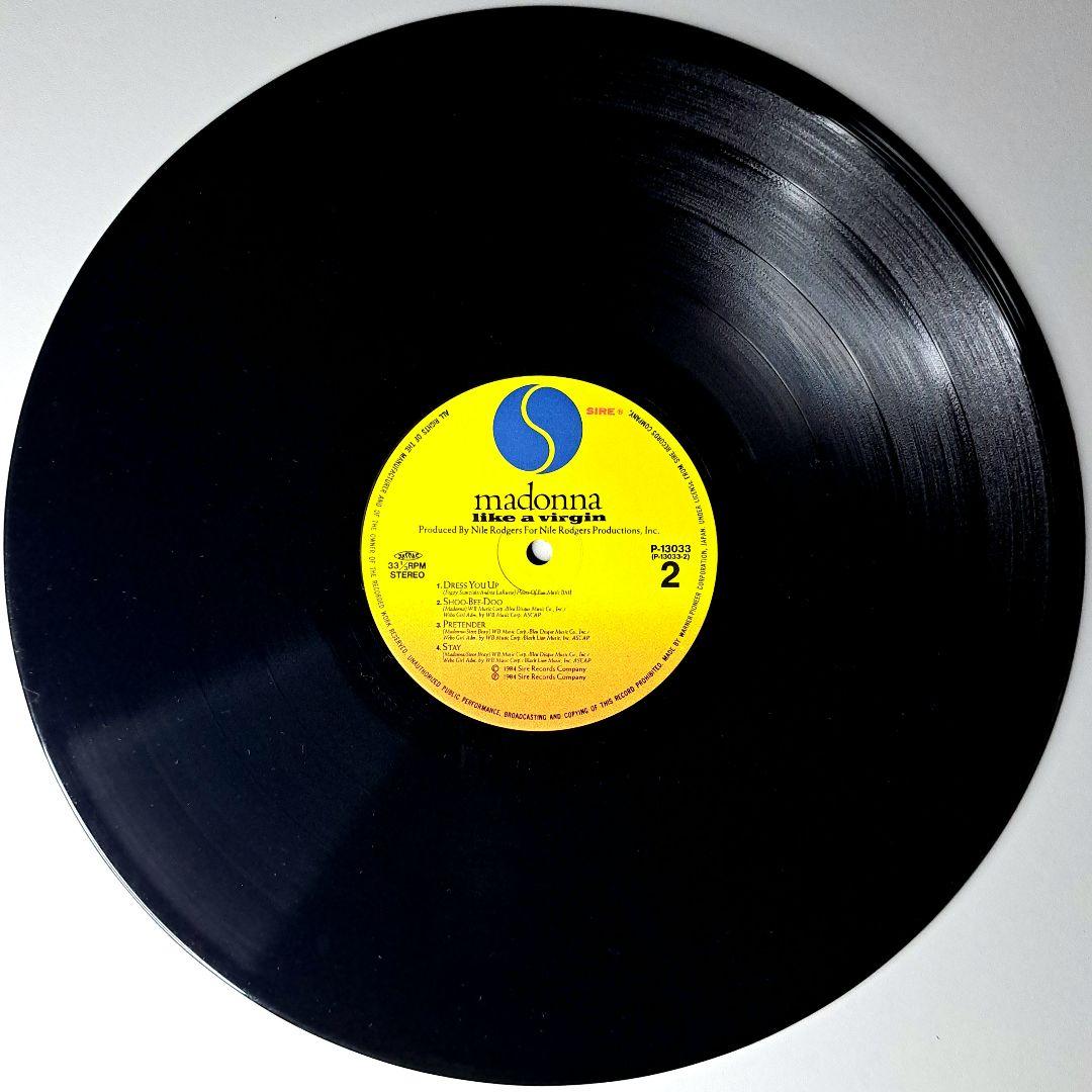 Madonna Like A Virgin Japan Vinyl LP Record with Obi 1984 Pop Synth-pop P-13033