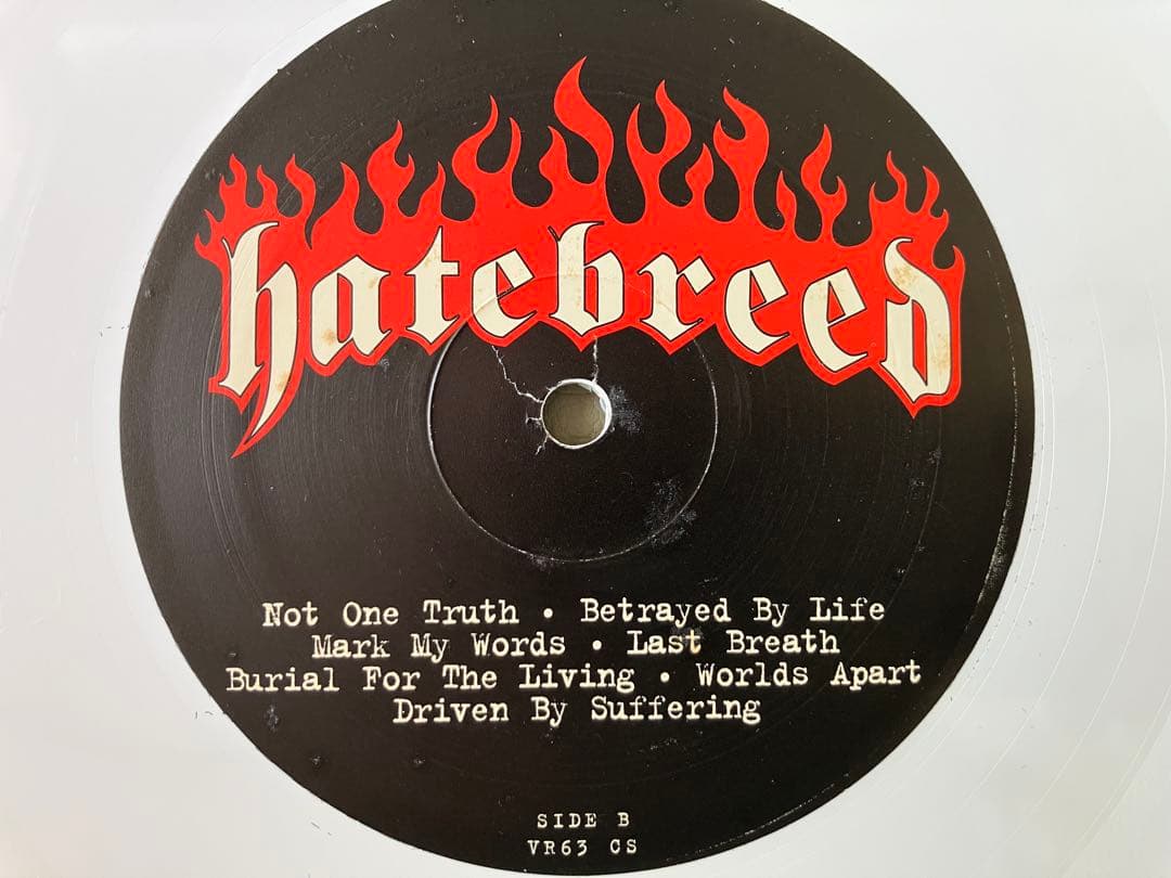 Hatebreed Satisfaction Is The Death Of Desire LP White Vinyl US Original 1997