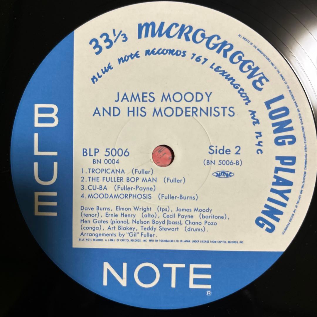James Moody & His Modernists LP Japan 1991 Reissue Blue Note BLP 5006 w/ Obi
