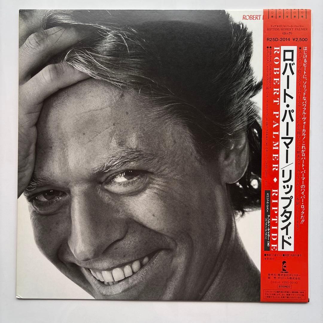 Robert Palmer Riptide Vinyl LP 1985 Japan Polystar R25D-2014 Obi Included
