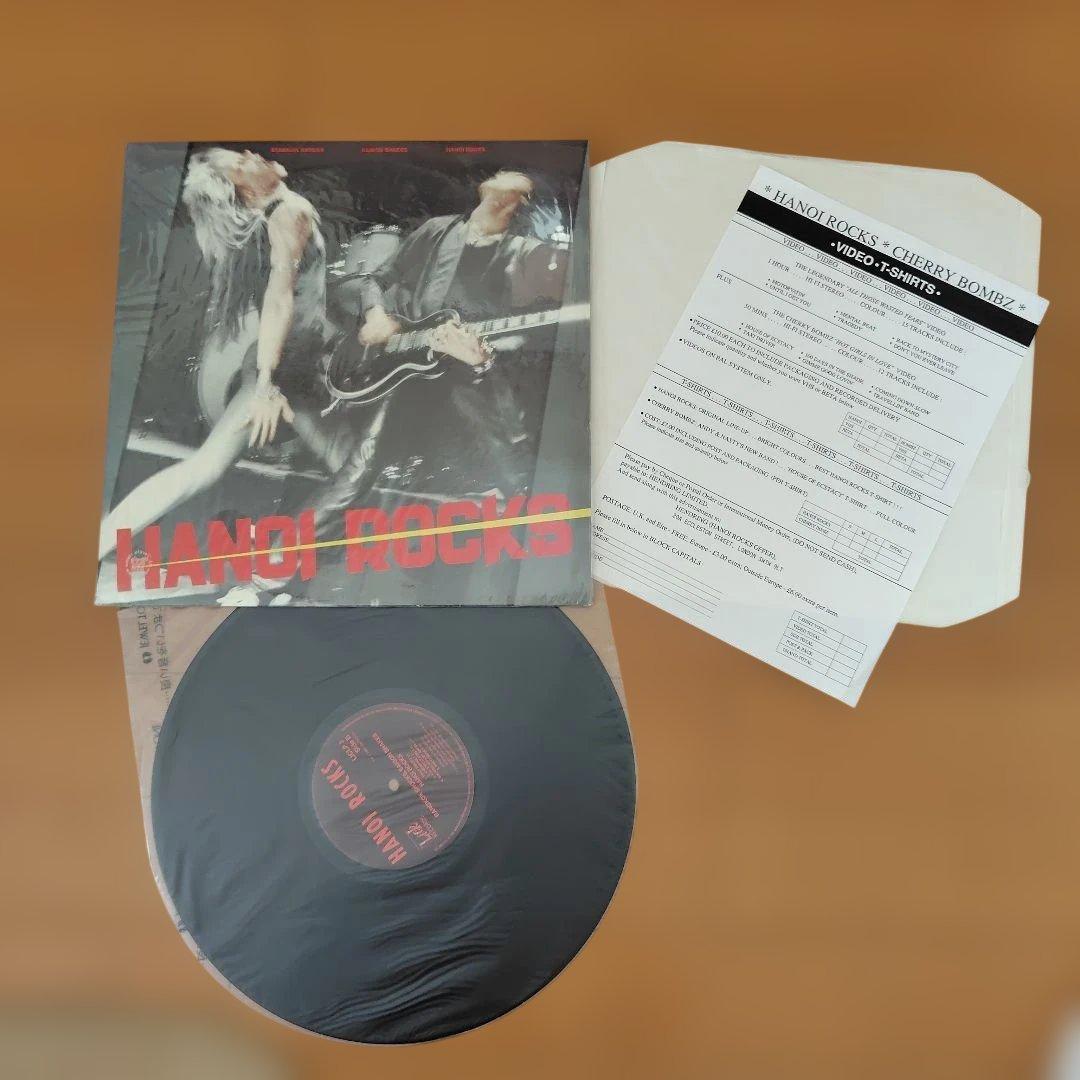 Hanoi Rocks - Bangkok Shocks, Saigon Shakes, Hanoi Rocks LP 1985 UK Pressing