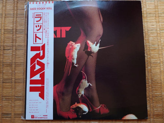 RATT - Self-Titled Debut Mini-Album LP Japan 1983 P-6203 Original W/ Obi
