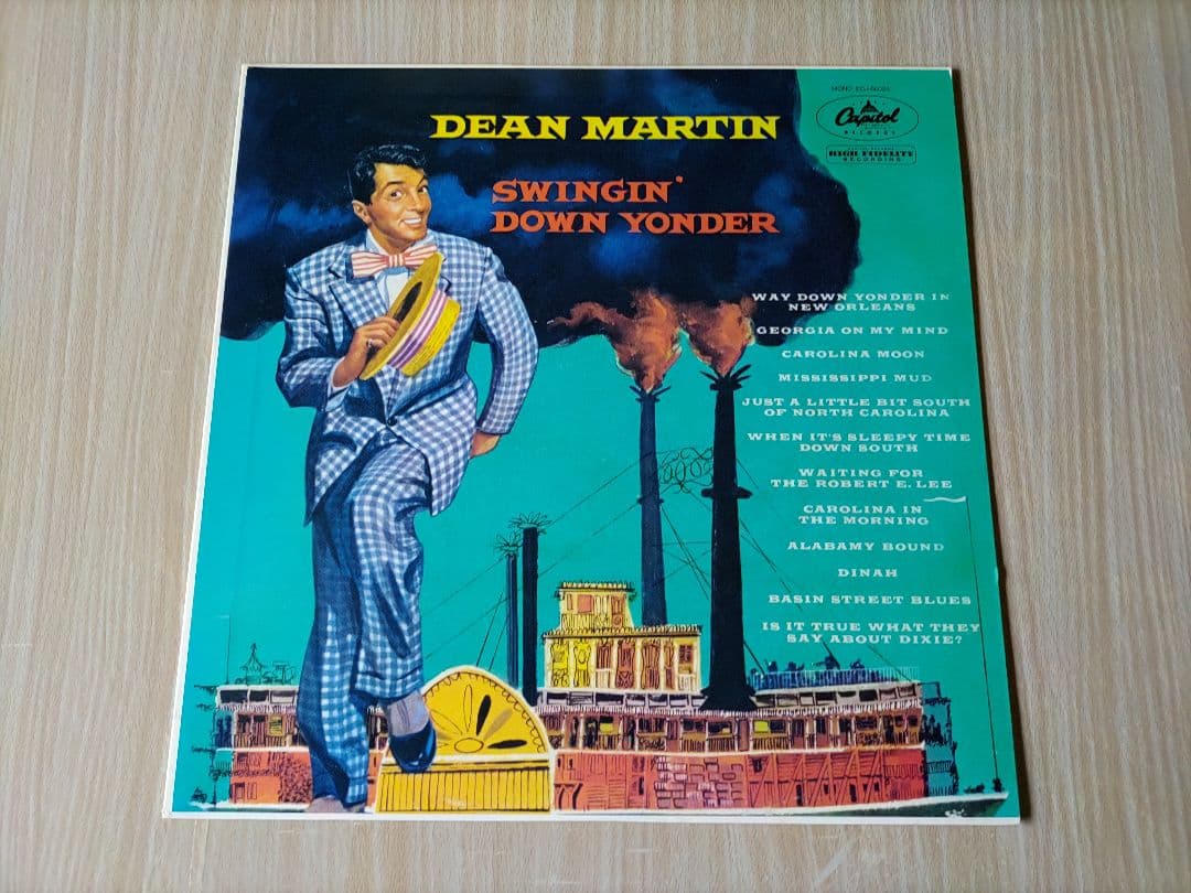 Dean Martin - Swingin' Down Yonder LP Vinyl Japan Toshiba EMI ECJ-60026 Jazz