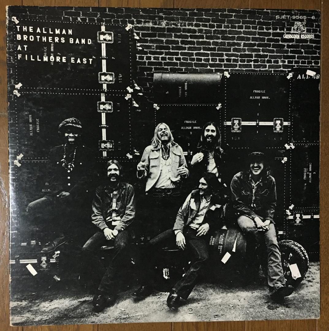 The Allman Brothers Band At Fillmore East 2LP Japan Vinyl Classic Rock Live