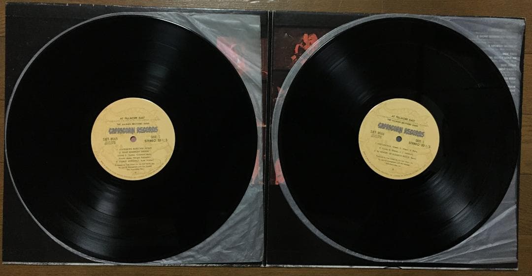 The Allman Brothers Band At Fillmore East 2LP Japan Vinyl Classic Rock Live