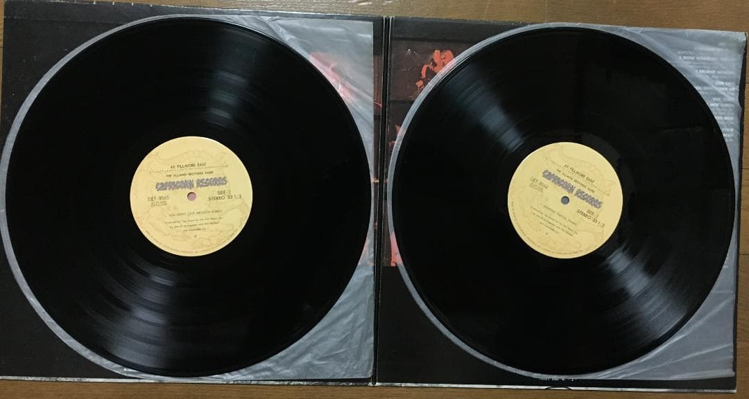 The Allman Brothers Band At Fillmore East 2LP Japan Vinyl Classic Rock Live