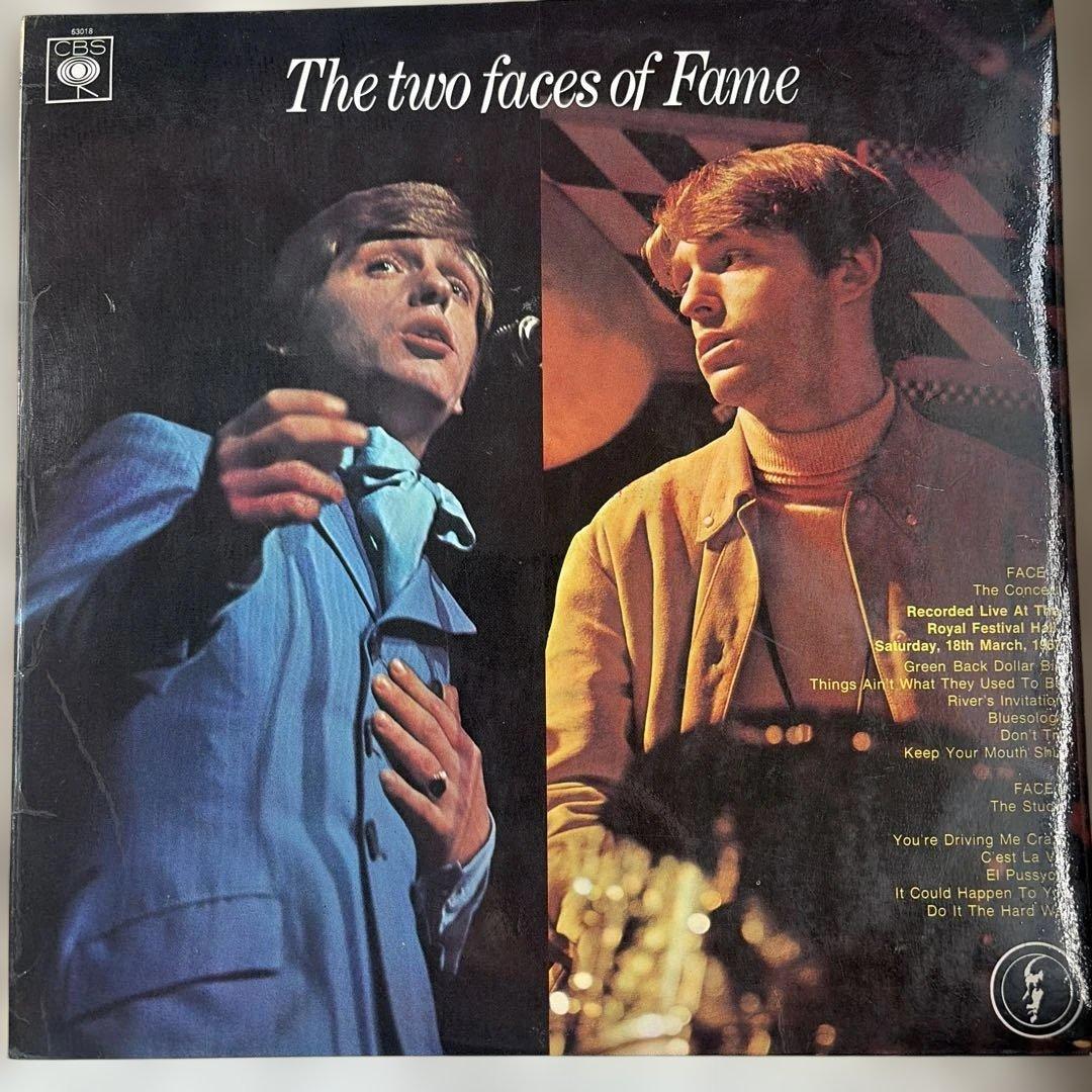 Georgie Fame The Two Faces of Fame UK Original Mono LP 1967 CBS 63018 A1/B1