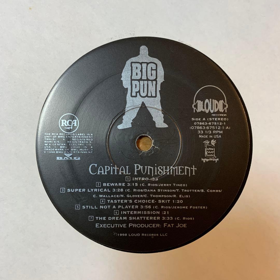 Big Pun - Capital Punishment 2LP Vinyl Record 1998 US Pressing Hip Hop Classic