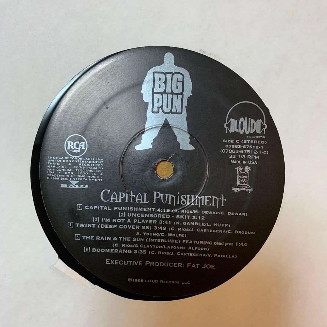Big Pun - Capital Punishment 2LP Vinyl Record 1998 US Pressing Hip Hop Classic