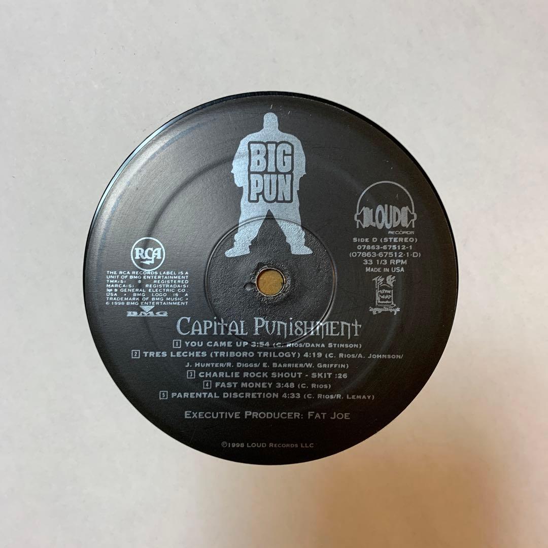 Big Pun - Capital Punishment 2LP Vinyl Record 1998 US Pressing Hip Hop Classic