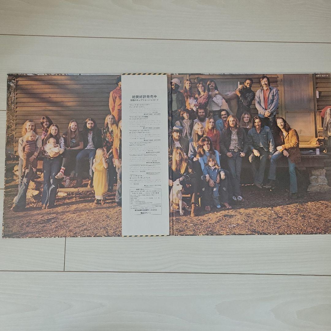 Allman Brothers Band Brothers and Sisters LP Japan Vinyl Record with Obi
