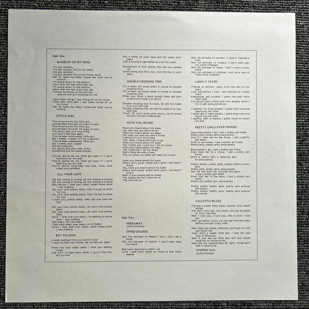 Eric Clapton - Steppin' Out LP 1988 Japan Issue London Records w/ Obi Liner