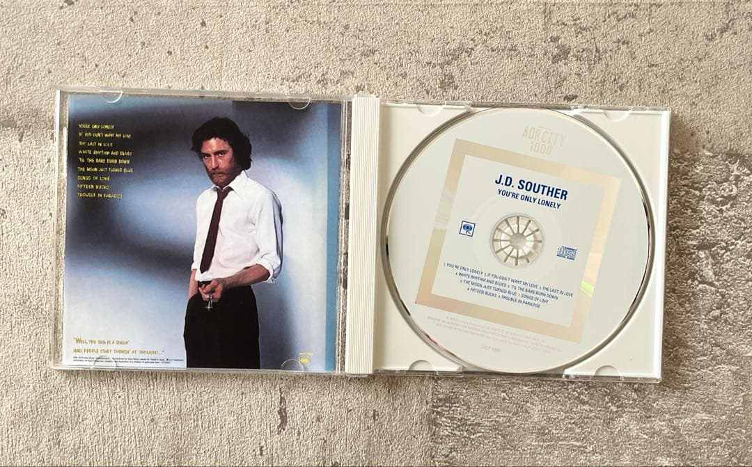 J.D. Souther - You're Only Lonely CD Japan Press AOR City 1000 with OBI
