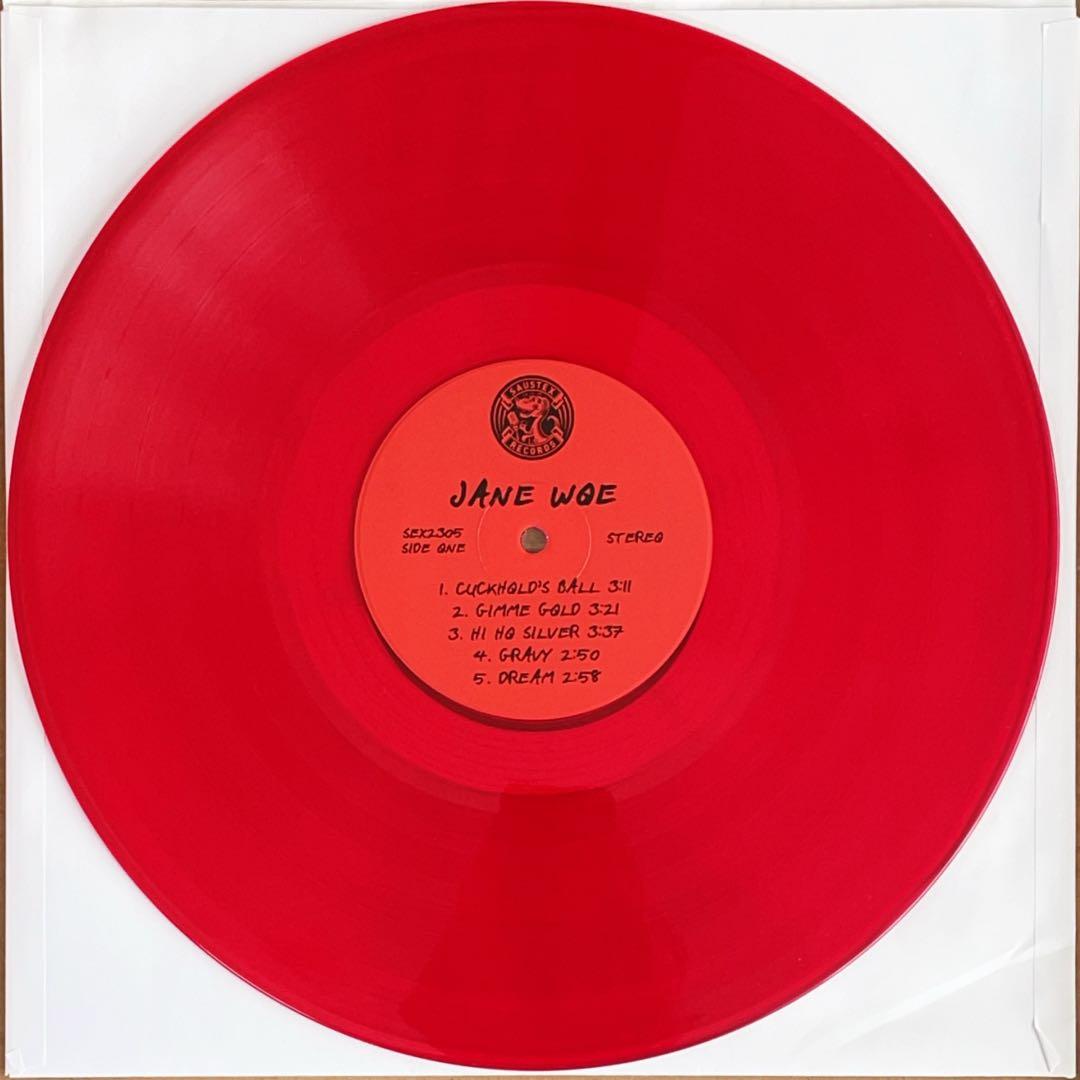 Jane Woe LP Record Red Vinyl with Lyric Sheet Near Mint | Japansoundstore