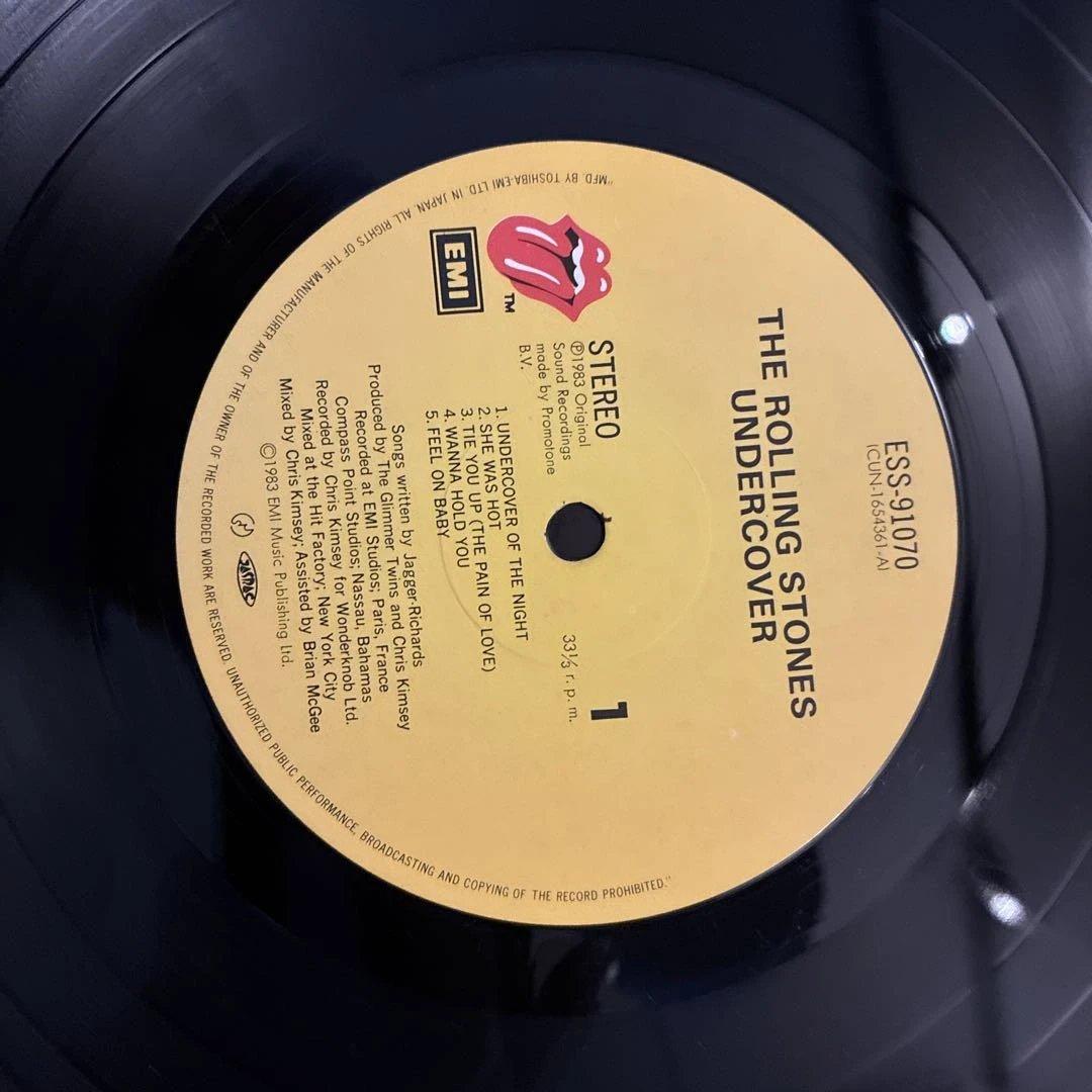 The Rolling Stones Undercover Vinyl LP Japan Toshiba EMI 1983 Rock Record