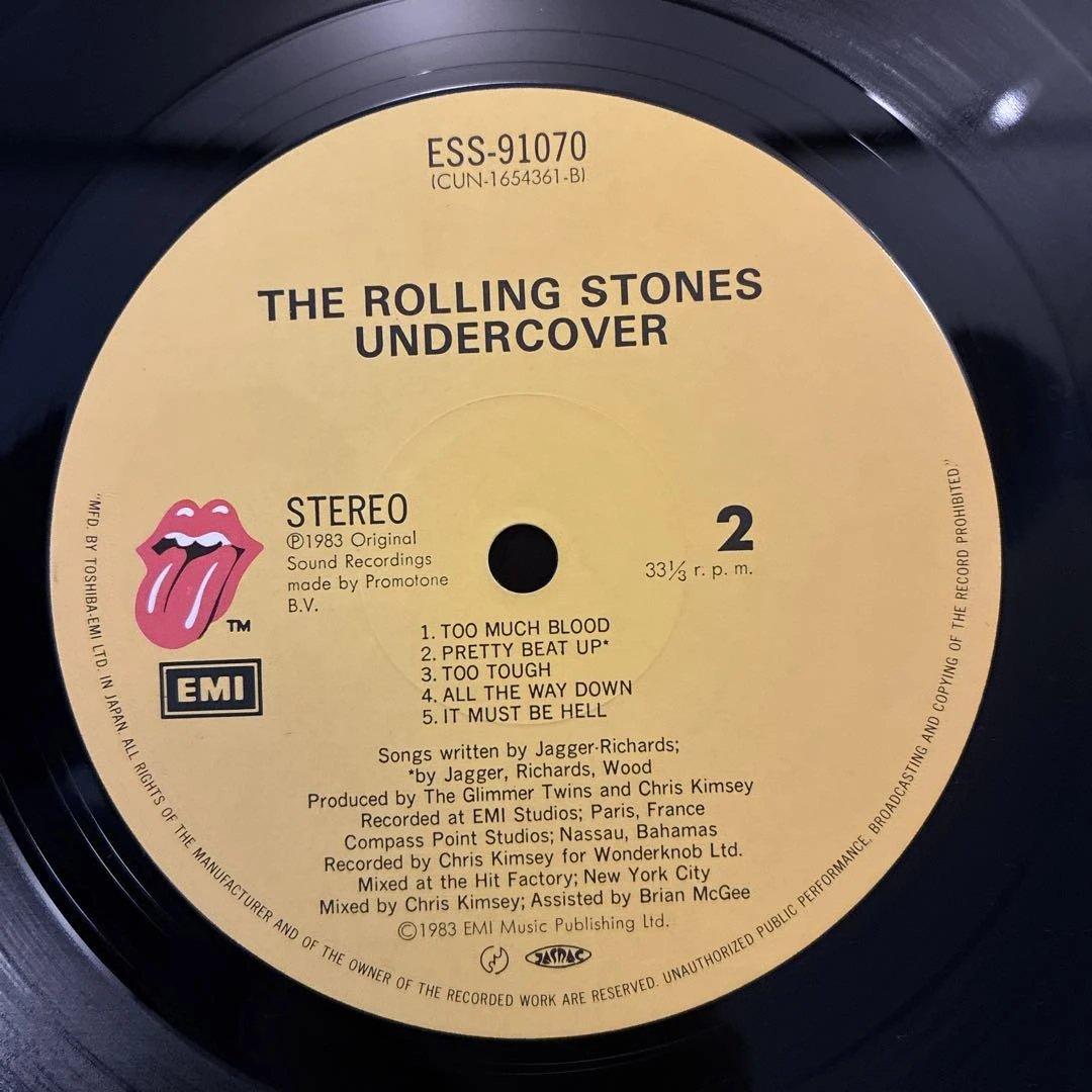 The Rolling Stones Undercover Vinyl LP Japan Toshiba EMI 1983 Rock Record